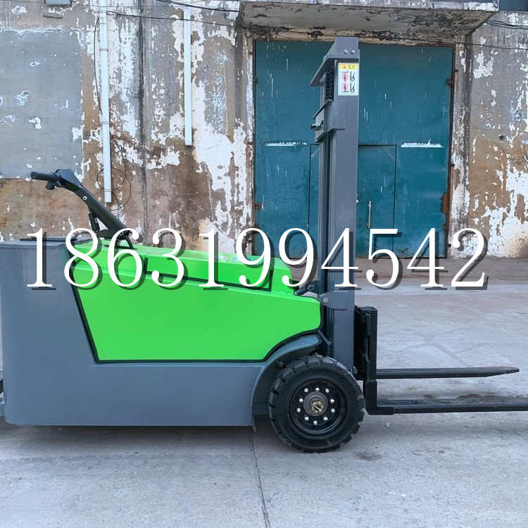 博山区小型电动叉车1吨2吨步行站驾式电瓶堆高充电装卸车液压升降车铲车